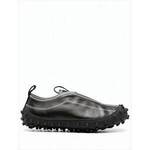 Sunnei Sleek Black Leather Sneakers - NWT